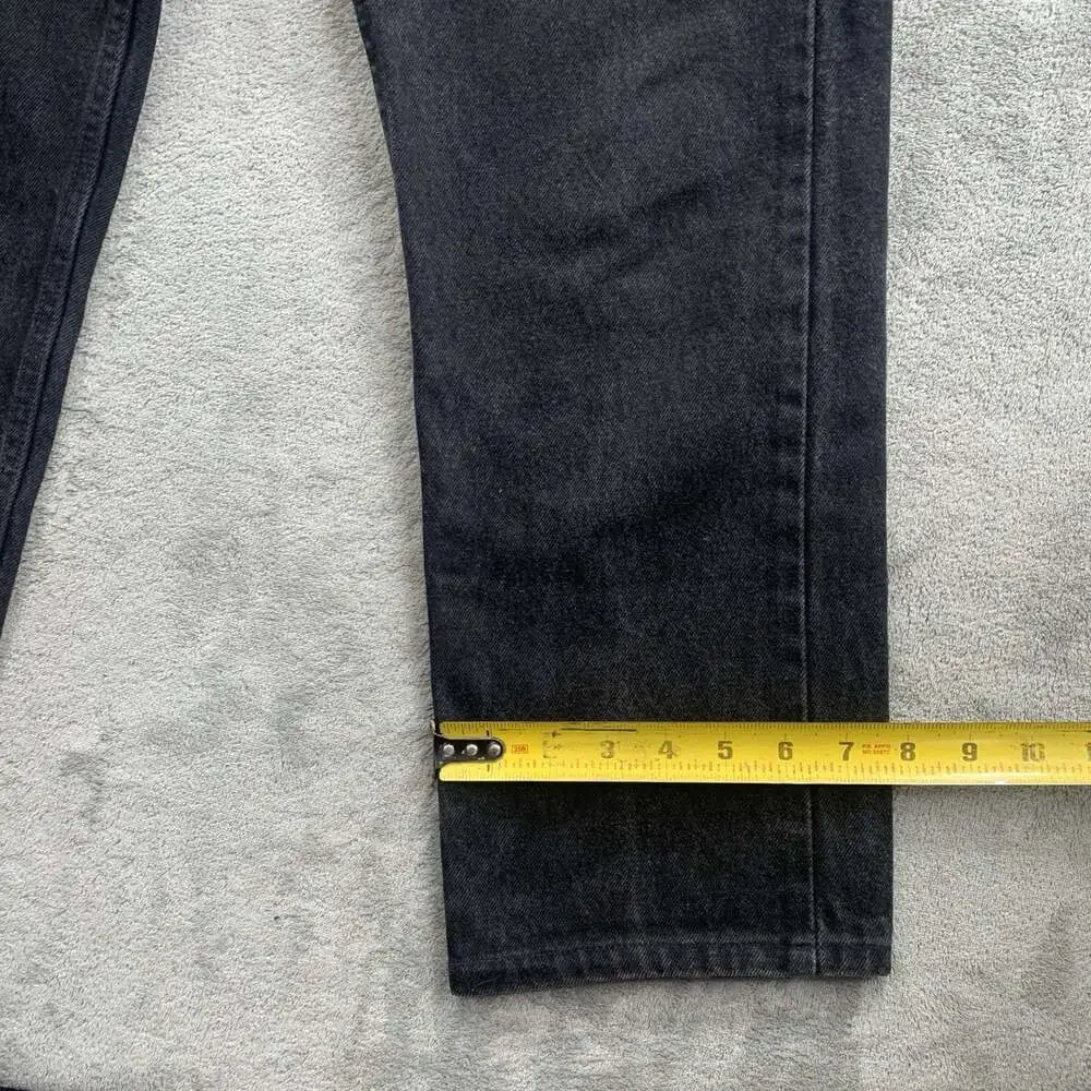 Vintage Levi’s Orange Tab 505 Jeans Mens 29x26 Black Reg Fit Straight Leg Mexico